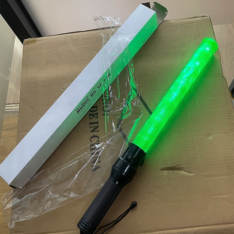 Green LED Traffic safety Baton wand light