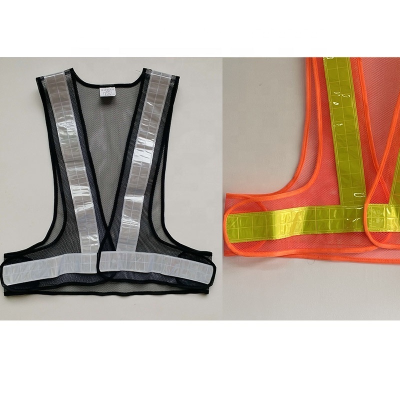 High Visibility Reflective safety Vest Adjustable Mesh Safety Vest