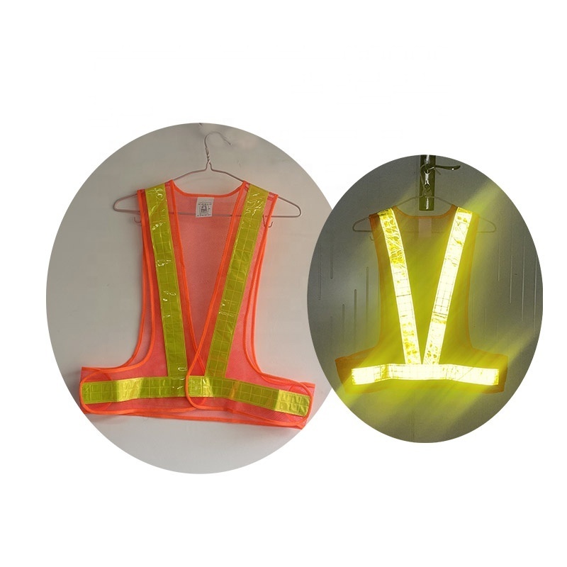 High Visibility Reflective safety Vest Adjustable Mesh Safety Vest