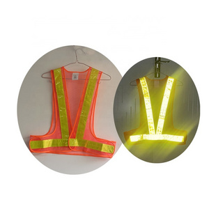 High Visibility Reflective safety Vest Adjustable Mesh Safety Vest