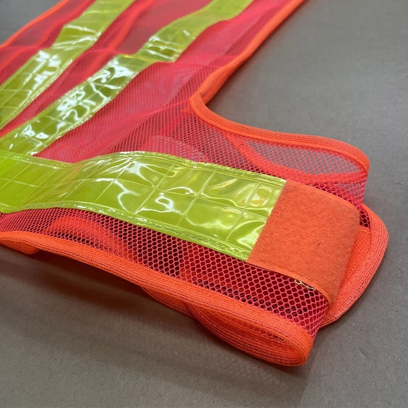 High Visibility Reflective safety Vest Adjustable Mesh Safety Vest