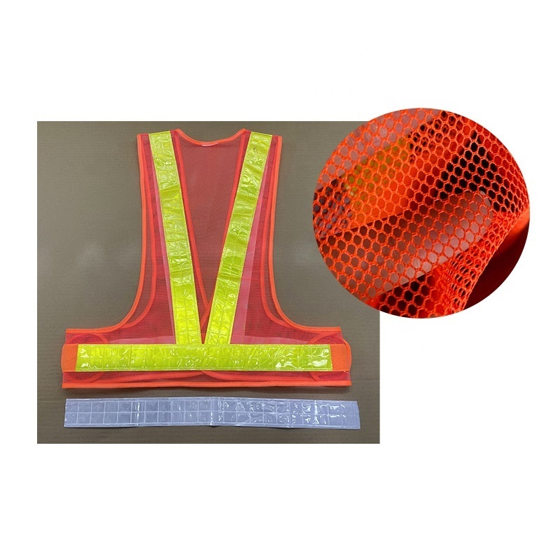 High Visibility Reflective safety Vest Adjustable Mesh Safety Vest