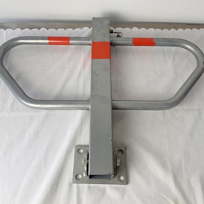 Manual  Folding Down Security Parking Boom Lock Barrier Bollard