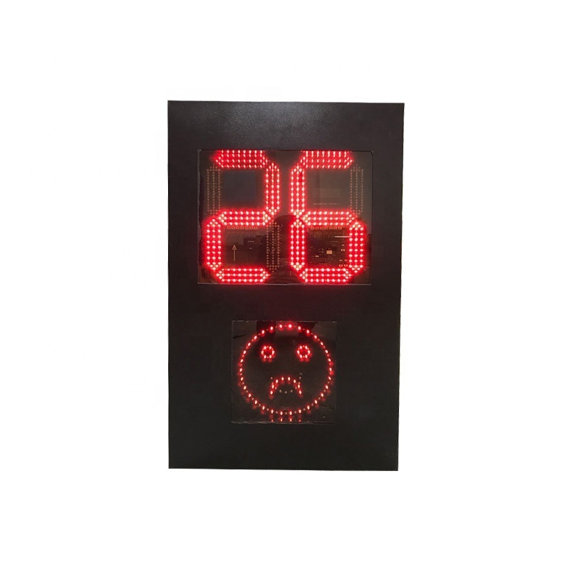 2 digits outdoor solar radar speed limited traffic sign