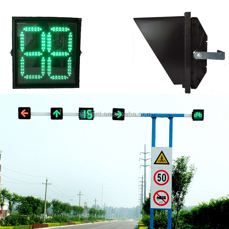 400mm Red Green Traffic Light Signal Light countdown timer