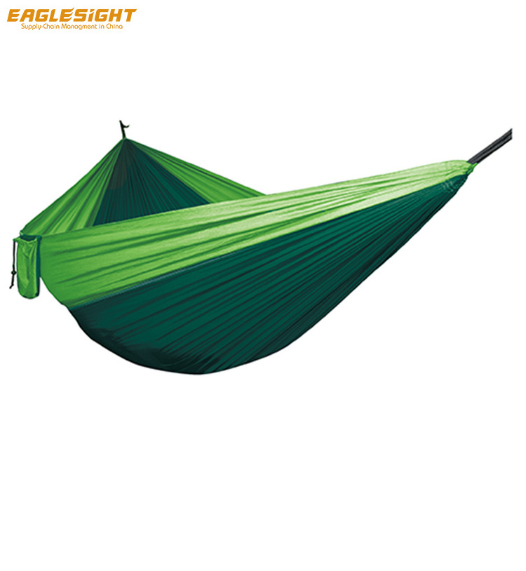 Outdoor Camping Ultralight Nylon Hammock Heavy Duty Parachute Nylon Hammock Portable Hammock