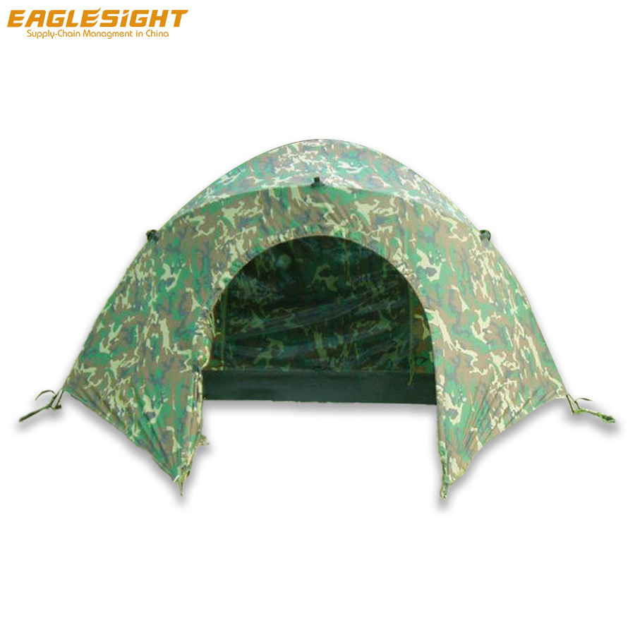 Camouflage Waterproof 2 Person Camping Tent 2 Man 4 Season Camouflage Tent for Backpacking Hiking Mountaineering Patrolling