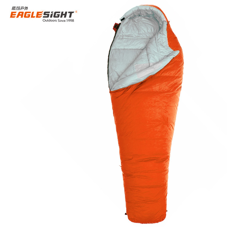 Eaglesight Waterproof White Goose Down Sleeping Bag Winter and Cold Weather Camping Sleeping Bag