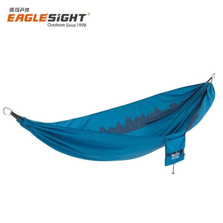 Parachute Nylon Ripstop Double Camping Hammock Freestanding Hammock for Outdoor Camping