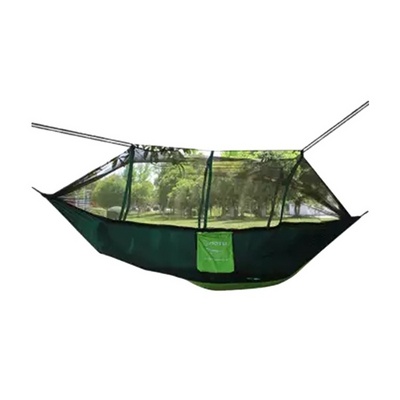 Summer Hanging Tree Hammock with Mosquito Net Heavy Duty Parachute Nylon Hammock with Bug Mesh for Outdoor Camping