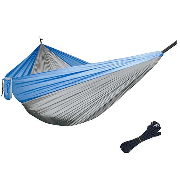 Outdoor Camping Ultralight Nylon Hammock Heavy Duty Parachute Nylon Hammock Portable Hammock