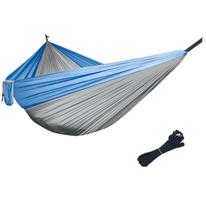 Outdoor Camping Ultralight Nylon Hammock Heavy Duty Parachute Nylon Hammock Portable Hammock