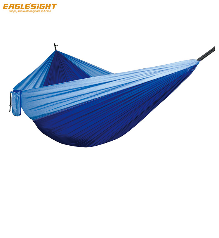 Outdoor Camping Ultralight Nylon Hammock Heavy Duty Parachute Nylon Hammock Portable Hammock