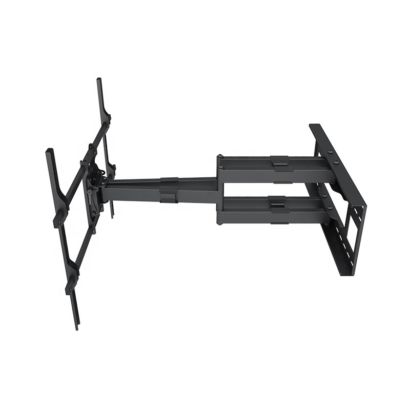 Universal led extendable arm,full motion long tv arm,flexible dual arm tv wall mount bracket