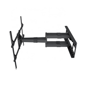 Universal led extendable arm,full motion long tv arm,flexible dual arm tv wall mount bracket