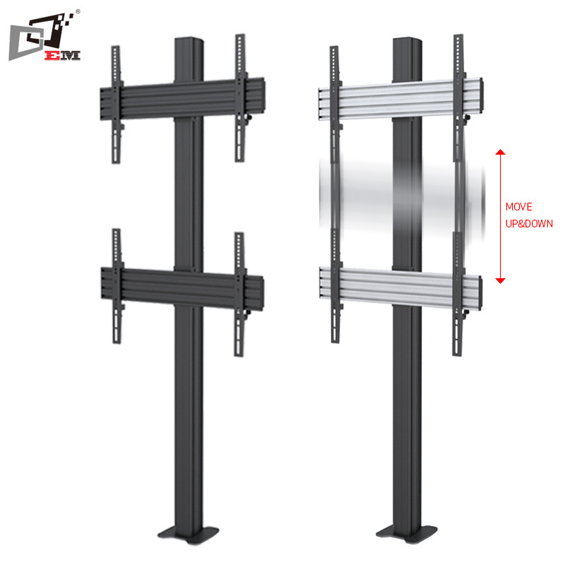 Hot Selling Floor Stand Micro- Adjustable Video Wall Mount With Fix Plate