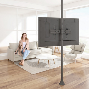 Commercial  Modular height extensible TV Ceiling to Floor mount bracket for 32-65 inch screens