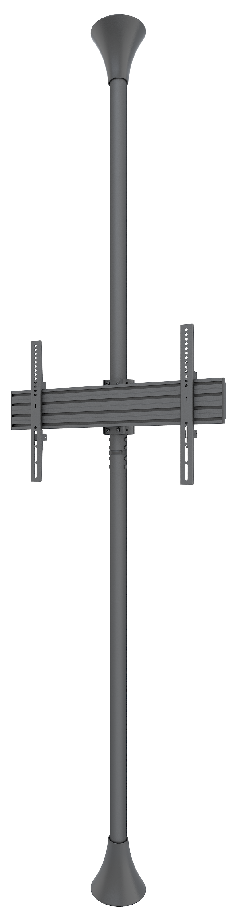 Commercial  Modular height extensible TV Ceiling to Floor mount bracket for 32-65 inch screens