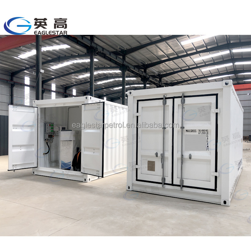 Portable Fuel Tank Station Double Wall Self Bunded Tanks Container with Fuel Dispenser Mobile Fuel Station