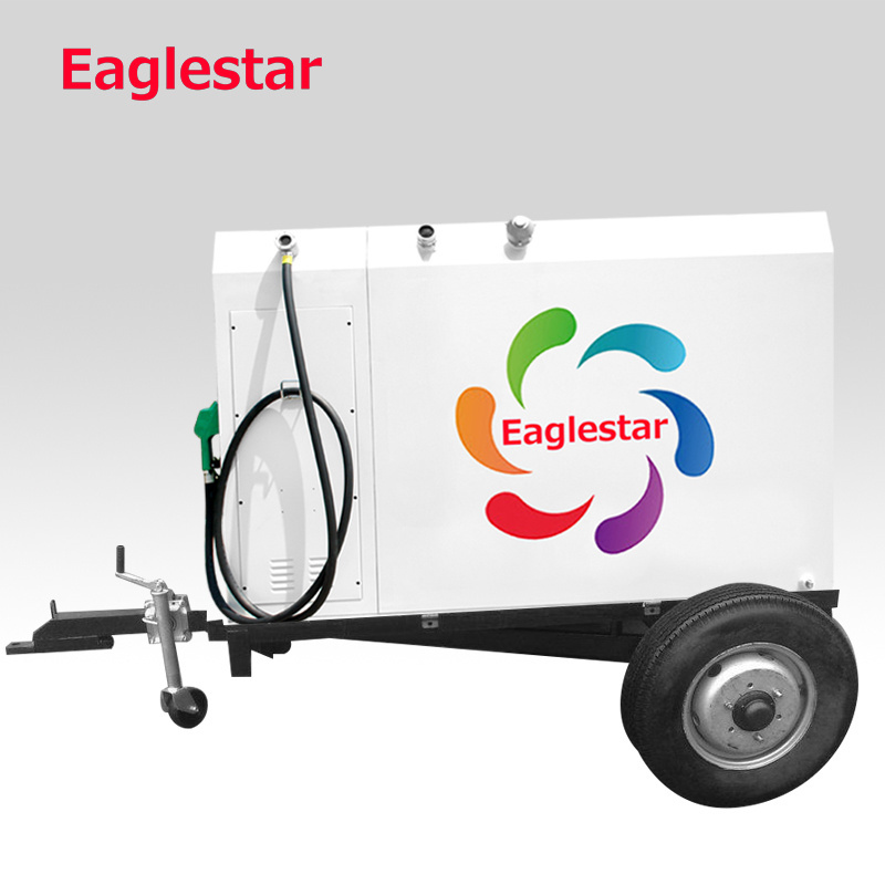 Portable Mini Gas Station Container Fuel Oil Dispenser Storage Equipment Petrol Tank Gasoline Mobile Station