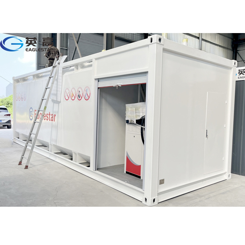 20ft Containerized Portable Bulk Storage Container Self Bunded Diesel Fuel Oil Storage Tanks