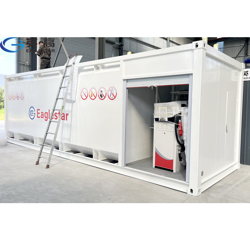 Mobile Petrol Fuel Station Self Bunded Diesel Fuel Storage Tank