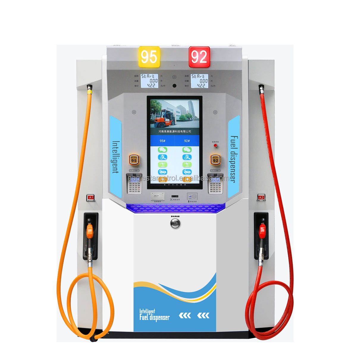 2022 New Design Gasoline Electric Self Pay Fuel Dispenser for Gas Station Machine Gasoline Pump Petroleum Equipment