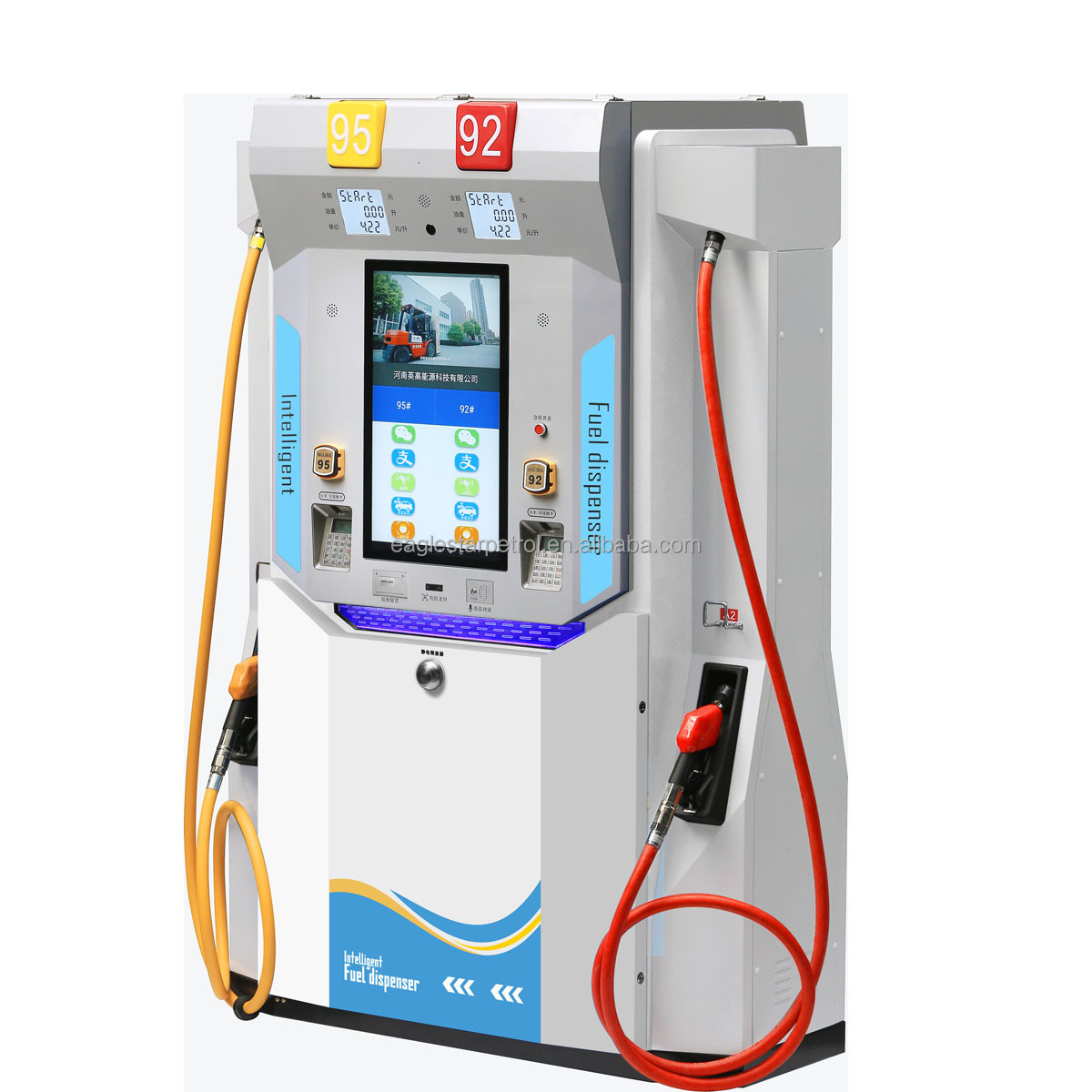 2022 New Design Gasoline Electric Self Pay Fuel Dispenser for Gas Station Machine Gasoline Pump Petroleum Equipment