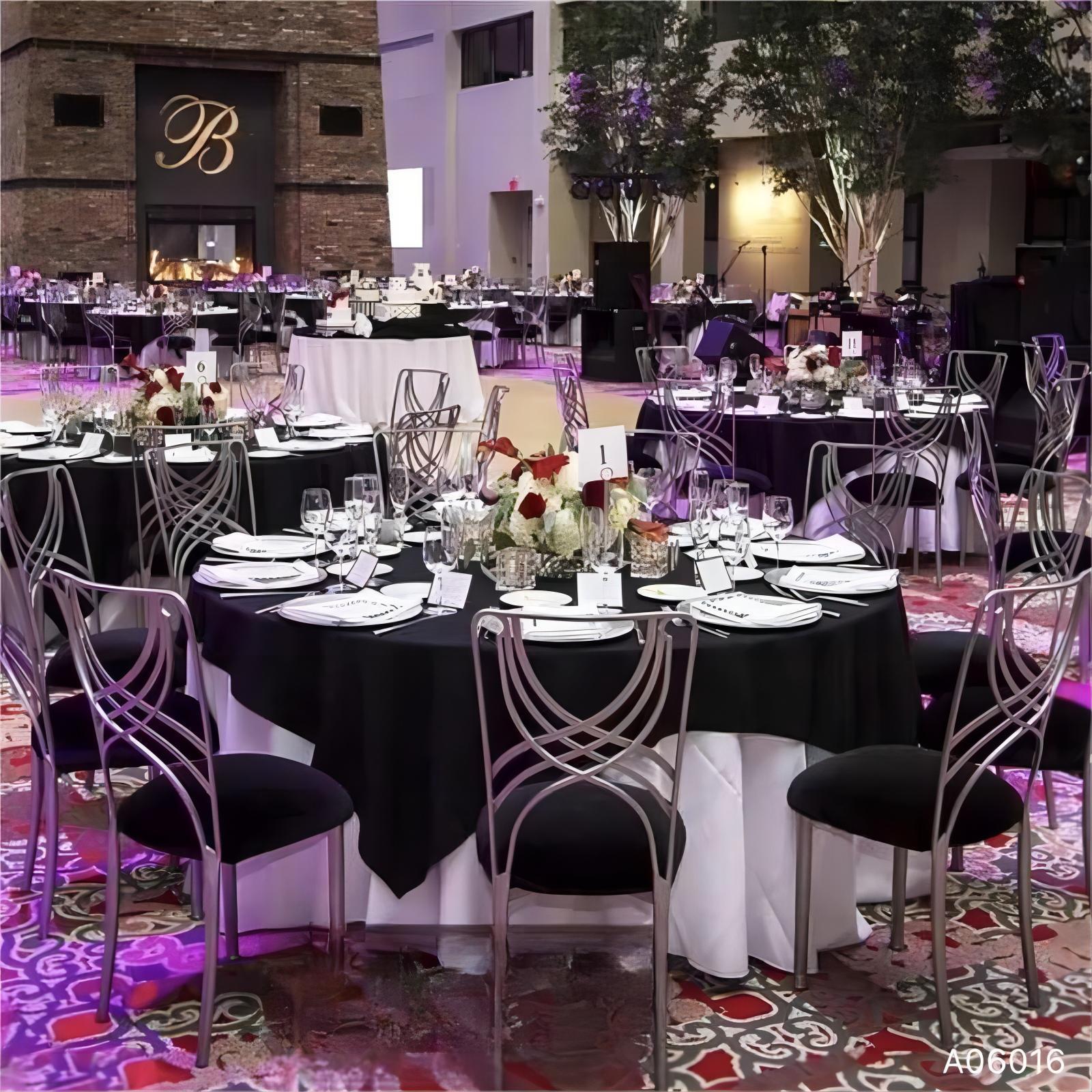 Wholesale Hotel Furniture Banquet Party Event Metal Iron Wedding Chair