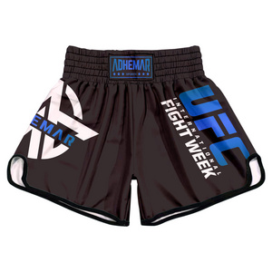 Custom Muay Thai Shorts Gladiator MMA Kickboxing Fight Atacado UFC men's compression sublimation muay thai shorts for men