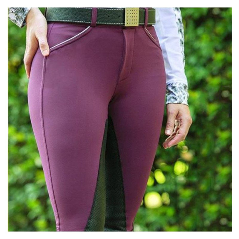 Horse Riding Breeches Leggings Silicone Horseback Girl's Trousers Horseback Riding Racing Equestrian Pants Leggings