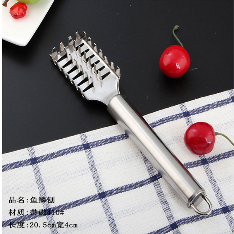 Professional Stainless steel Fish Skin peeler Fast Remove Kitchen Seafood Tool set Fish scale Scraper