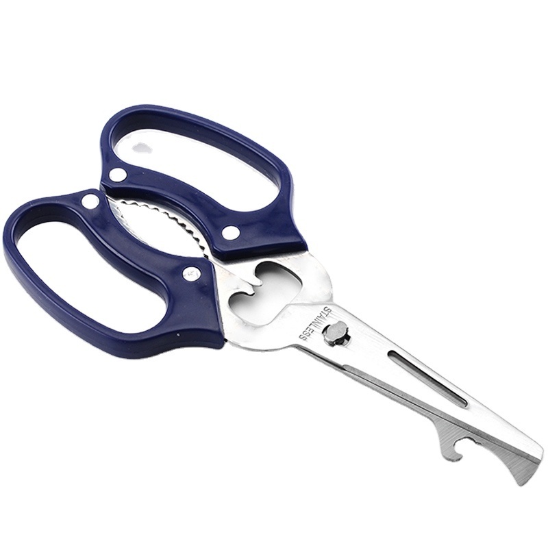 Unique kitchen gadgets stainless steel japanese household scissors metal poultry fishing scissors