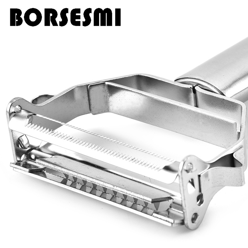 European kitchen gadgets stainless steel peeler Metal smart peeler