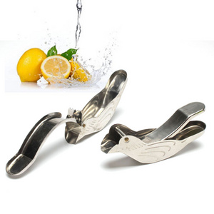 Unique orange squeezer kitchen gadgets Stainless Steel citrus juicer Fruit tools bird shape lemon tool lemon juicer squeezer