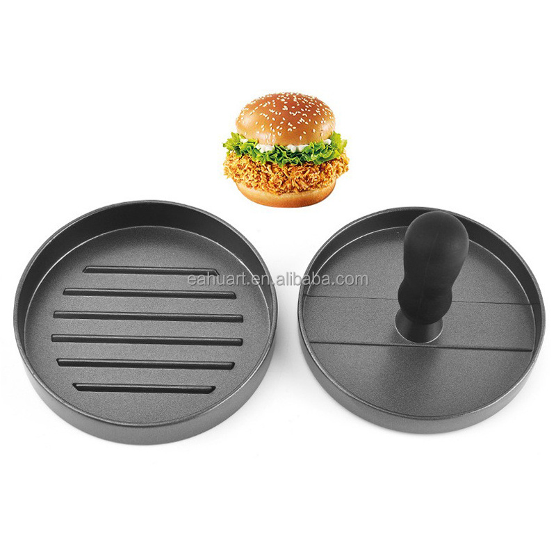 factory custom Hand-operated hamburger Patty machine manual  Aluminum Alloy hamburger press