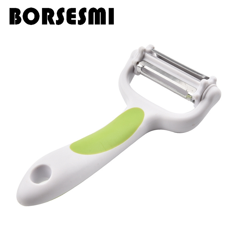 Gadgets for kitchen Japanese plastic multi grater multi purpose vegetables Y shape peeler knife Fruit plane swivel peeler