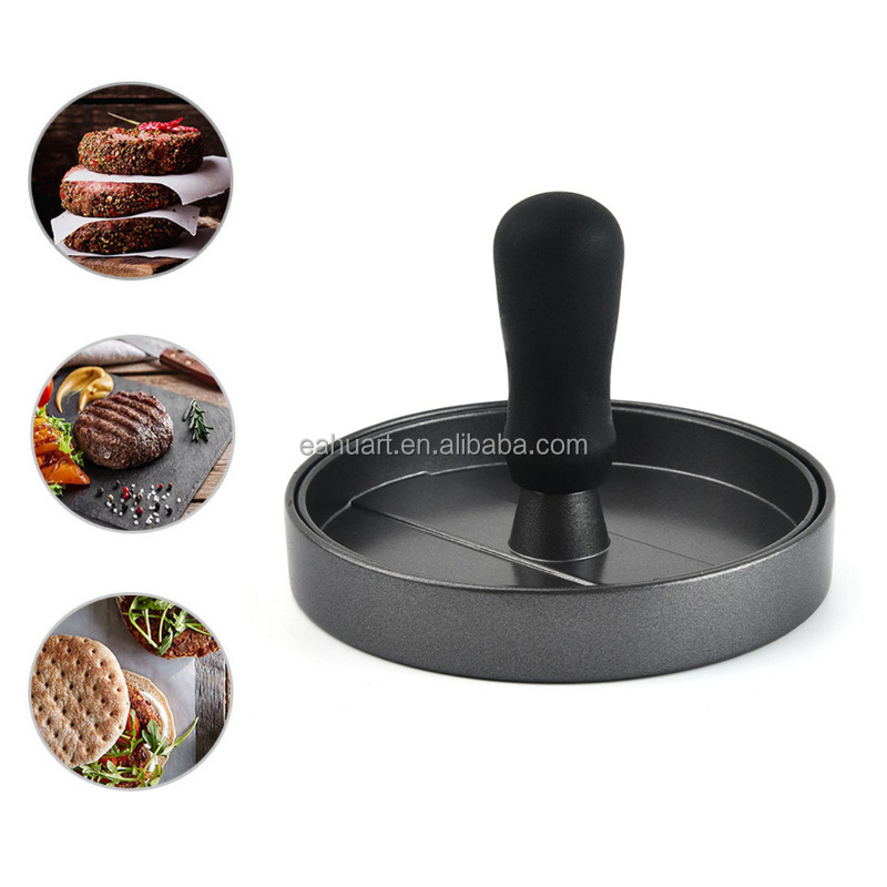 factory custom Hand-operated hamburger Patty machine manual  Aluminum Alloy hamburger press