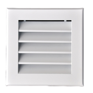 HVAC ventilation factory price aluminum with filter hinged curved blade return air grille louver