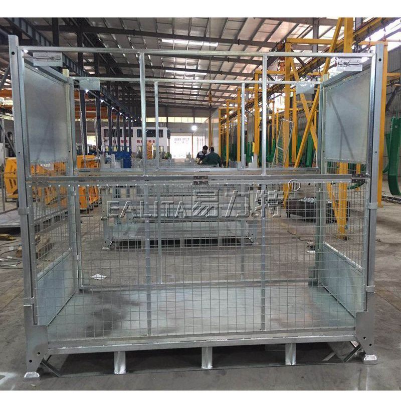 Foldable Heavy Duty Galvanized 1000 Capacity Multi-purpose Steel Stillage Cage M-SDP2020