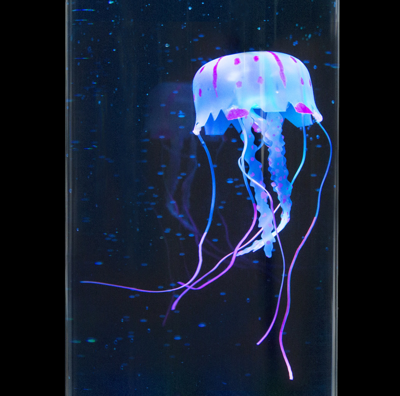 New design hot selling led aquarium night light mood jellyfish lamp