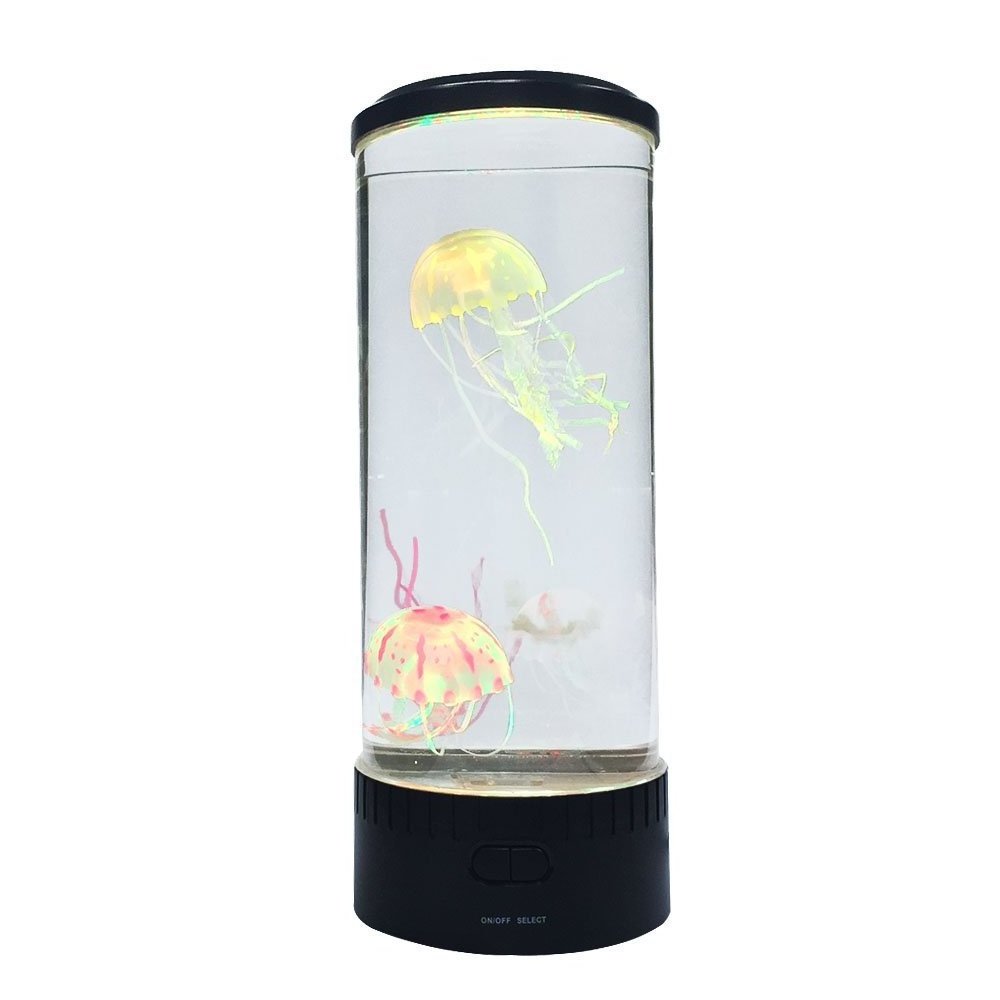 New design hot selling led aquarium night light mood jellyfish lamp