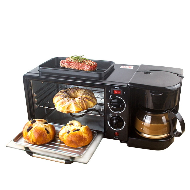 Factory Customized 3 In 1 Breakfast Machine Microwave 3 In 1 Breakfast Station Oven Coffee Breakfast Maker