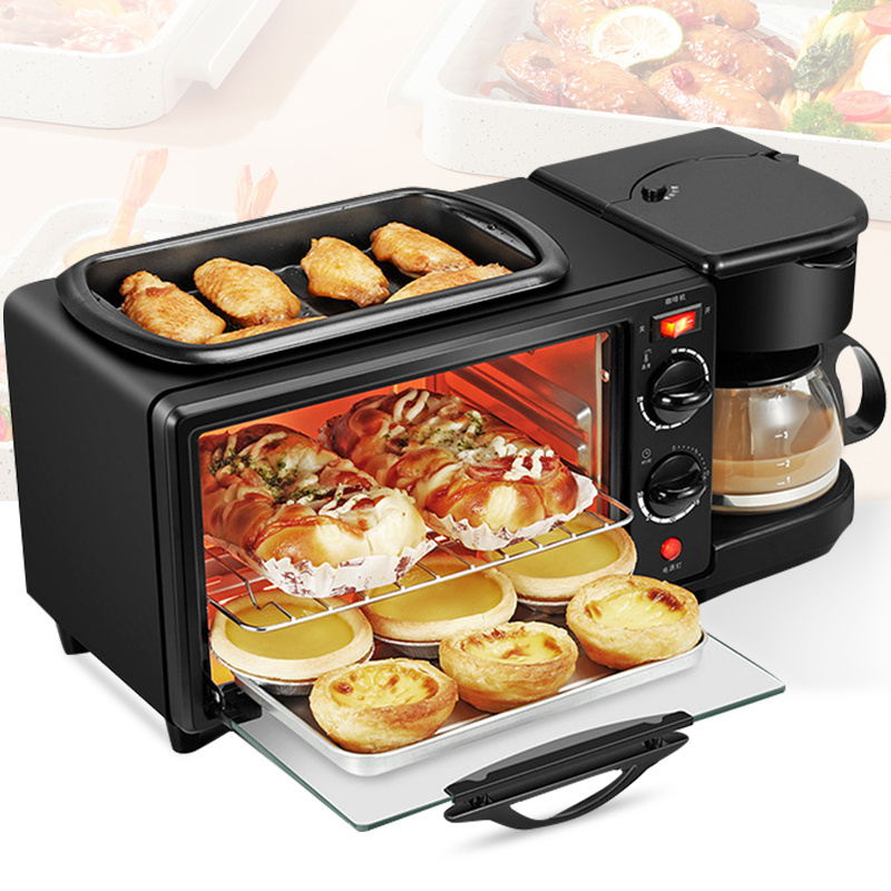 2021 New Brand Breakfast Sandwich Maker With Drip Coffee Automatic Multifunction Breakfast Maker 3 In 1