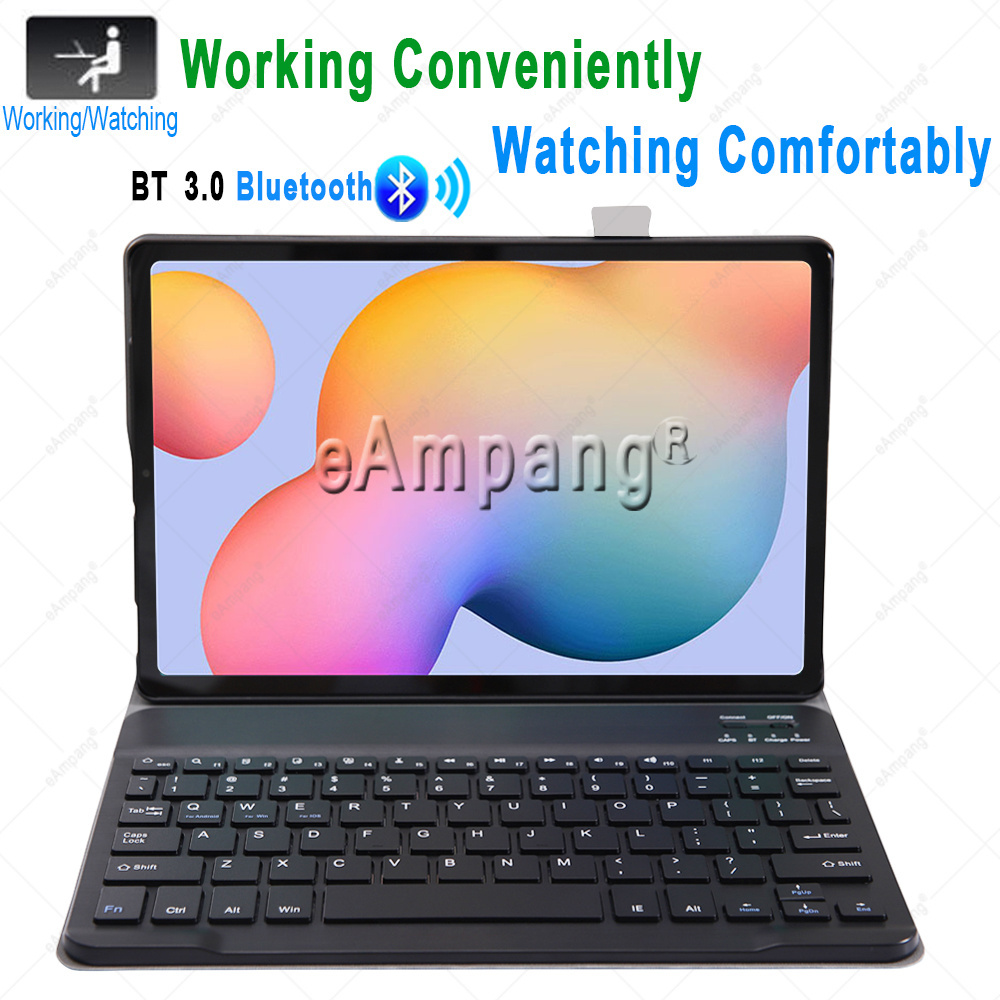 BT Hebrew Keyboard Case for Samsung Galaxy Tab A7 2020 10.4 A 10.1 2019 10.5 A6 2016 S7 S6 Lite S5e S4 10.5 Tablet Cover