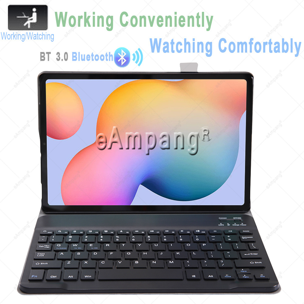 BT Hebrew Keyboard Case for Samsung Galaxy Tab A7 2020 10.4 A 10.1 2019 10.5 A6 2016 S7 S6 Lite S5e S4 10.5 Tablet Cover