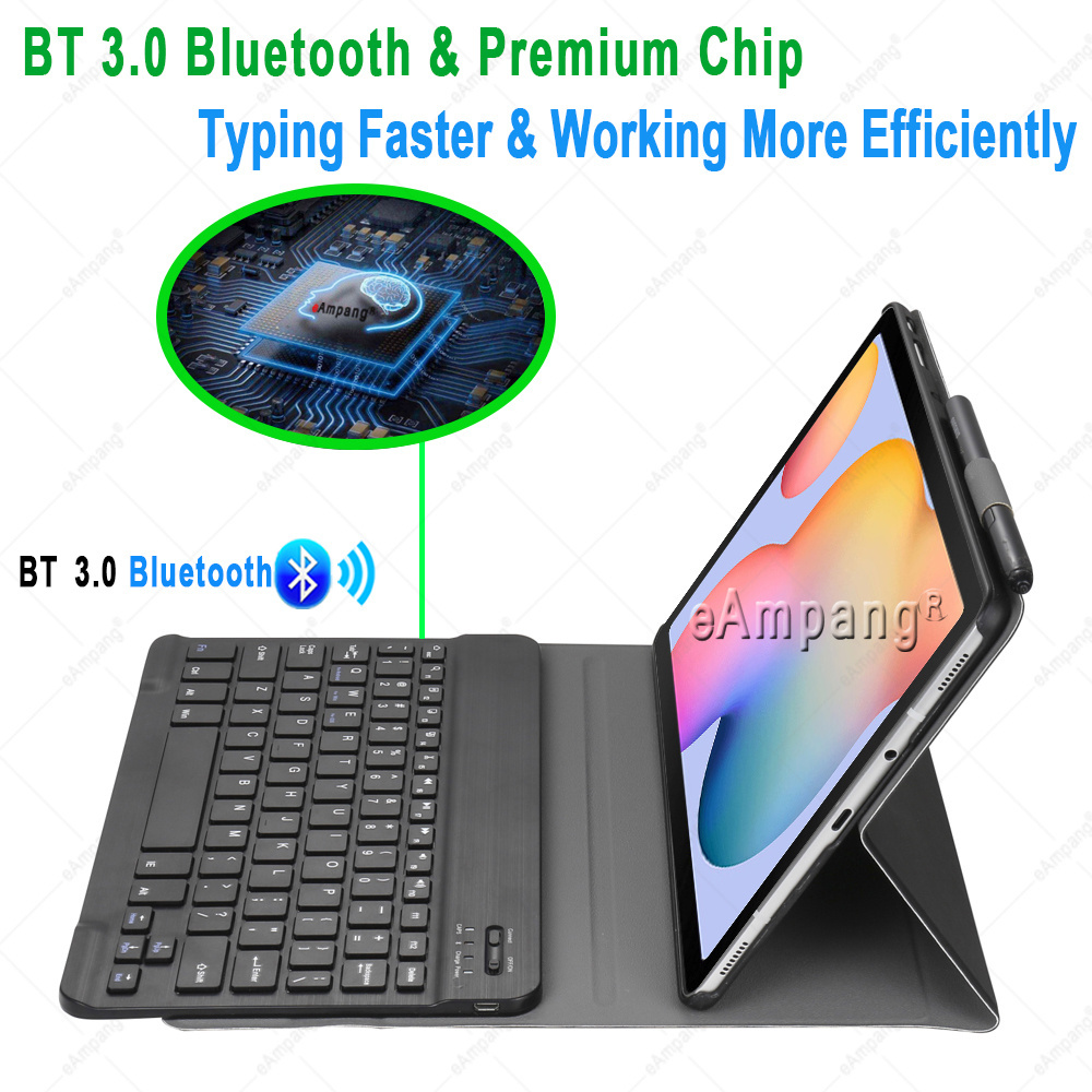 BT Hebrew Keyboard Case for Samsung Galaxy Tab A7 2020 10.4 A 10.1 2019 10.5 A6 2016 S7 S6 Lite S5e S4 10.5 Tablet Cover