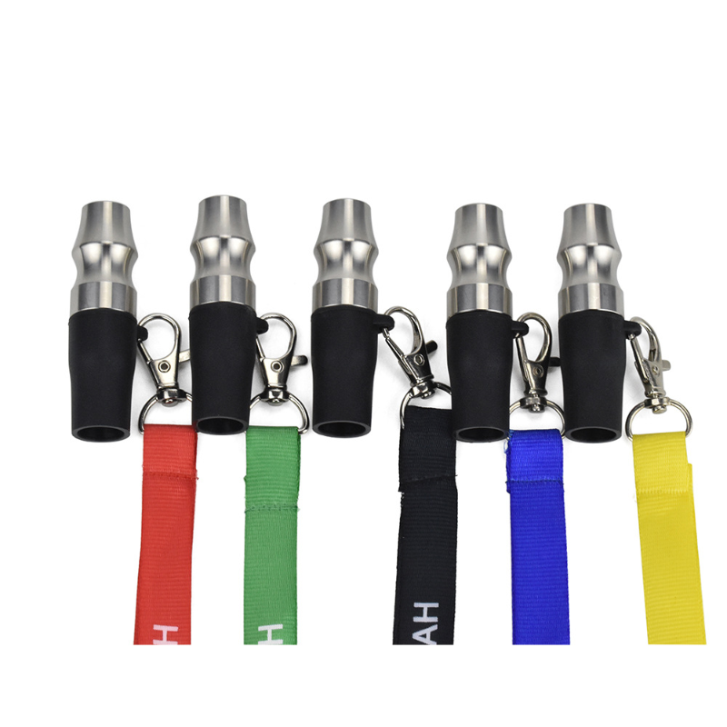 custom logo reusable mouthpieces accessories stainless steel silica gel mouth piece hookah hang rope mouth tips