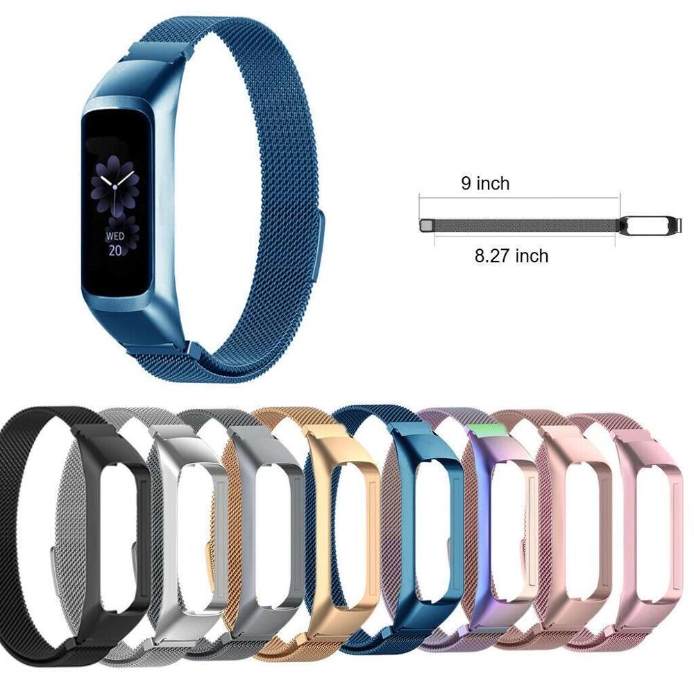 Fashion Milanese Loop Stainless Steel Band for Samsung Galaxy Fit-e SM-R375 R375 Bracelet Sports Replacement watch Strap women