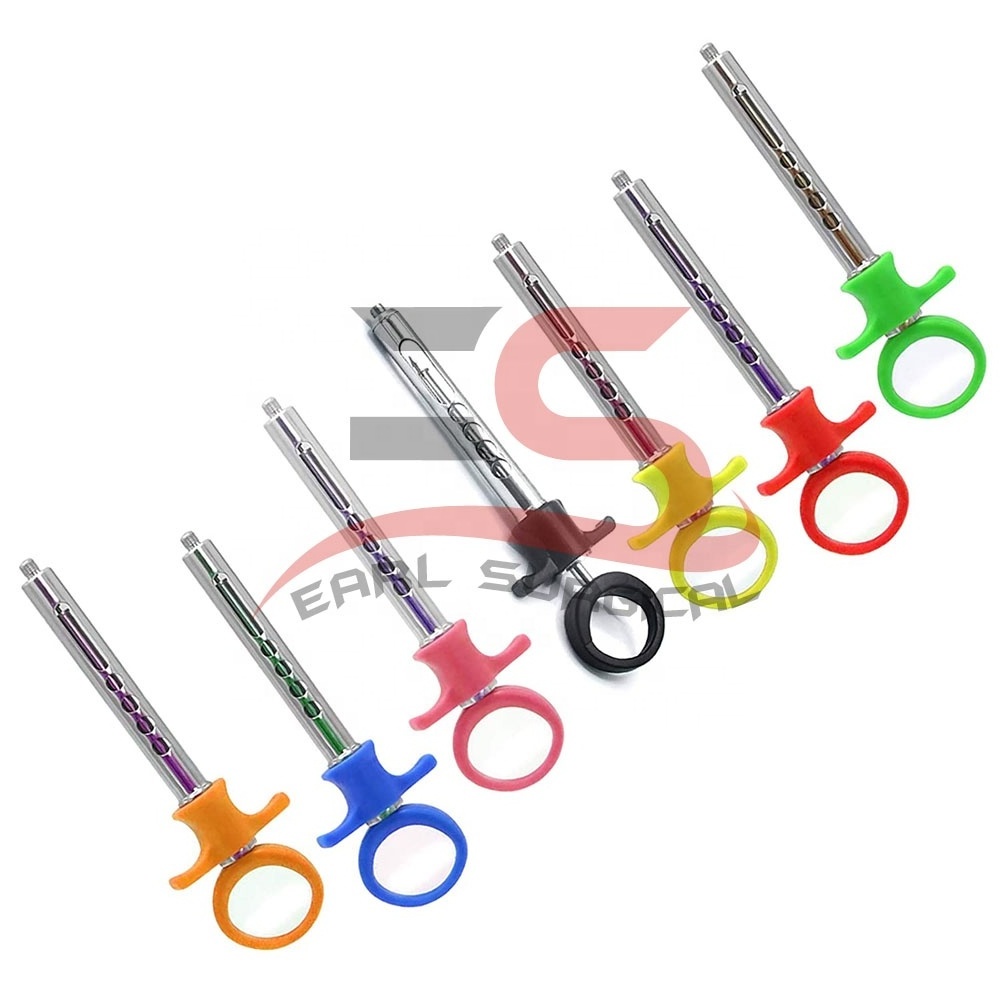 Color full Stainless Steel Dental Syringes 1.8 ml Surgical Instruments